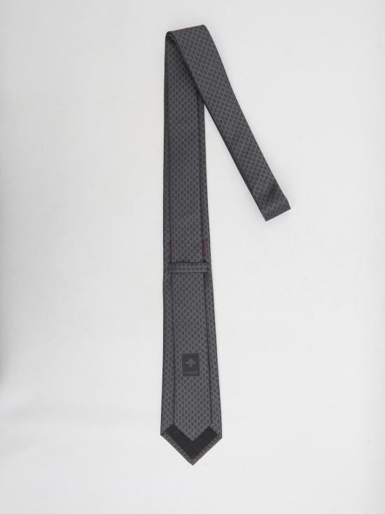 26SS 구찌 GG 실크 자카드 타이 8361324E009 1200 GREY - GUCCI