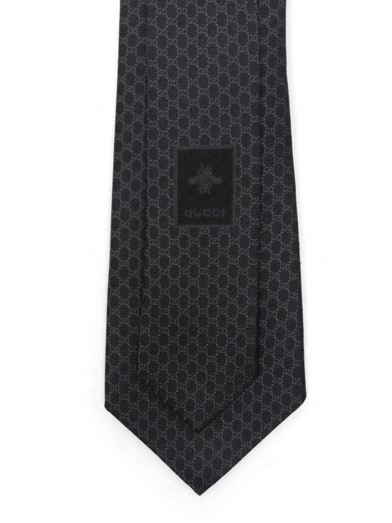 26SS 구찌 GG 실크 자카드 타이 8361324E009 1200 GREY - GUCCI