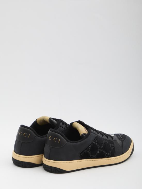26SS 구찌 GG 크리스털 스크리너 스니커즈 853276FAFFM 1078 BLACK - GUCCI