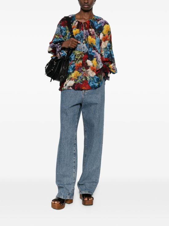 26SS 앨리스 앤 올리비아 셔츠 CC511P90026H439 BLUE - ALICE & OLIVIA