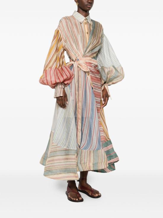 26SS 짐머만 미디 원피스 7030DC261SPSTR MULTICOLOUR - ZIMMERMANN