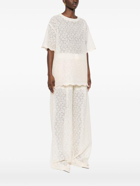 26SS 에르마노 설비노 반팔 티셔츠 D482L342EQF20304 WHITE - ERMANNO SCERVINO