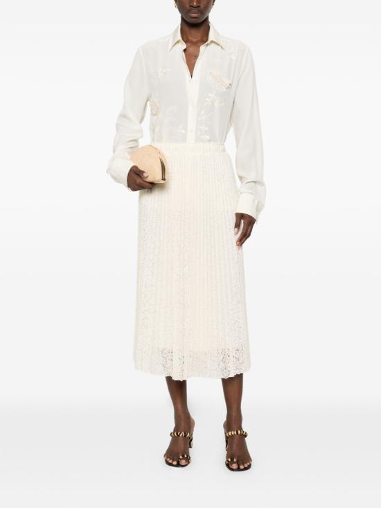 26SS 에르마노 설비노 셔츠 D482K355RVKX14800 WHITE - ERMANNO SCERVINO