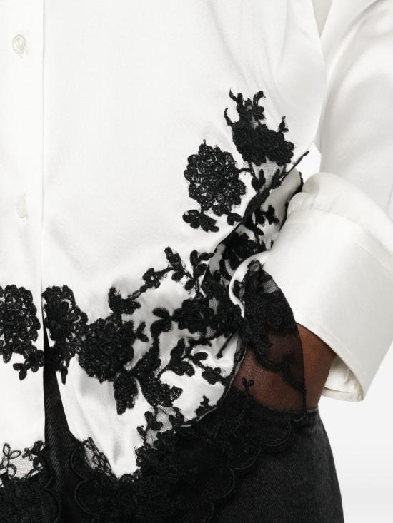 26SS 에르마노 설비노 셔츠 D482K336APHKC10602 WHITE - ERMANNO SCERVINO