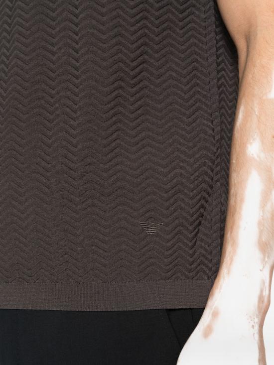 26SS 엠포리오 아르마니 스웨터 EM004671AF23759U8168 BLACK - EMPORIO ARMANI