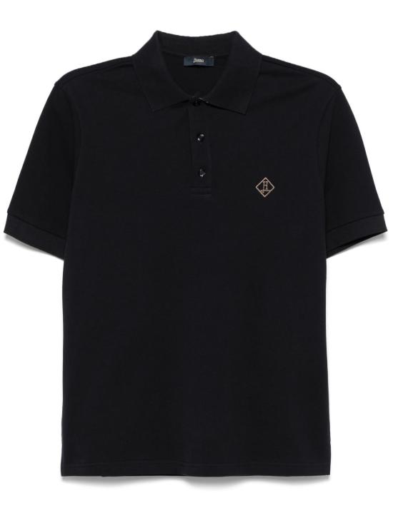 26SS 에르노 로고 자수 폴로 셔츠 JPL00135U540059200 BLUE