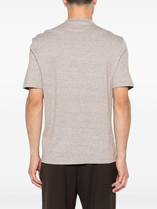 26SS 브루넬로 쿠치넬리 반팔 티셔츠 MW8351308C415 BROWN - BRUNELLO CUCINELLI