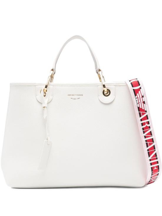 26SS 엠포리오 아르마니 MYEA 미디엄 쇼퍼백 EW000360AF12103M0034 WHITE