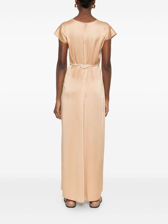 26SS 포르테포르테 미디 원피스 14554MYDRESSPAGLIERINO BEIGE - FORTE FORTE