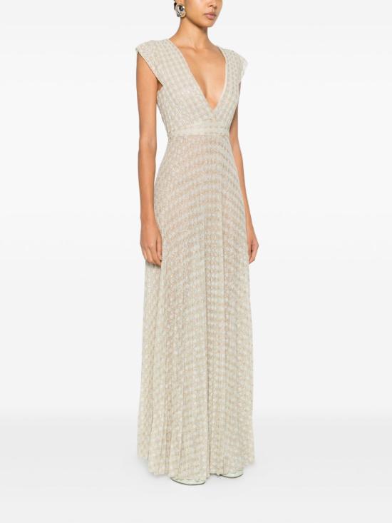 26SS 포르테포르테 미디 원피스 14598MYDRESSLATTEMENTA IVORY - FORTE FORTE