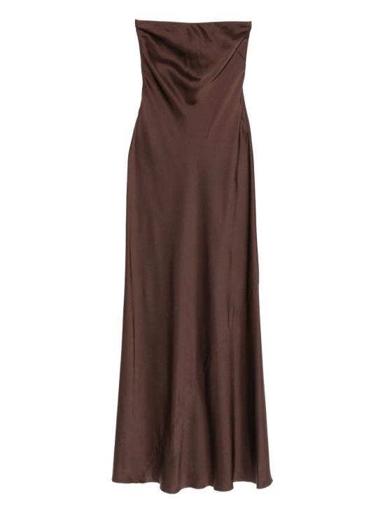 26SS 포르테포르테 미디 원피스 14555MYDRESSCHOCOLAT BROWN