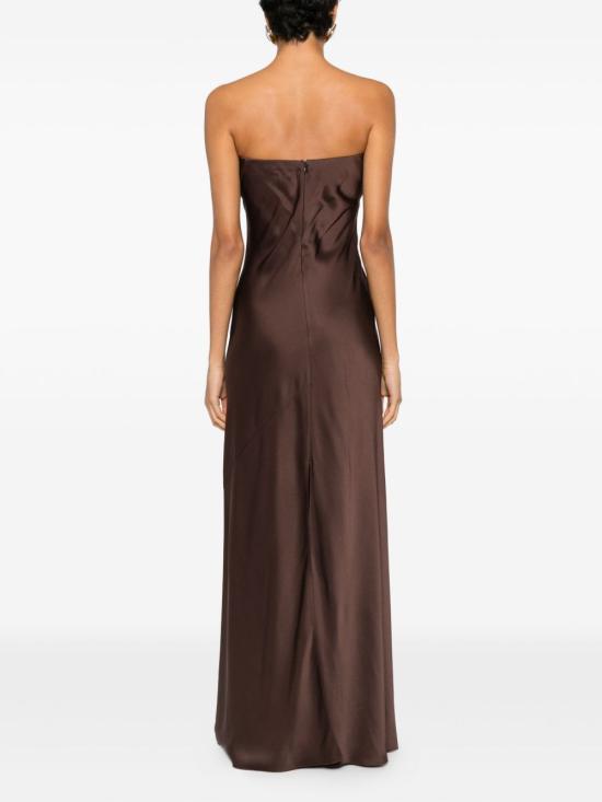 26SS 포르테포르테 미디 원피스 14555MYDRESSCHOCOLAT BROWN - FORTE FORTE