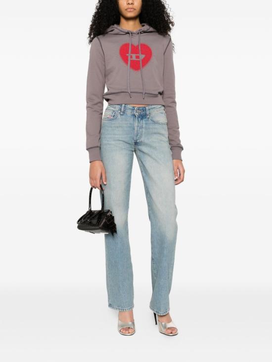 26SS 디젤 후드 티셔츠 A219520NSEX96I GREY - DIESEL