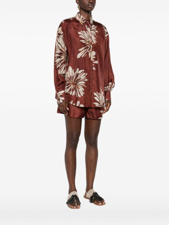 26SS 브루넬로 쿠치넬리 셔츠 MQ967RH206C008 BORDEAUX - BRUNELLO CUCINELLI