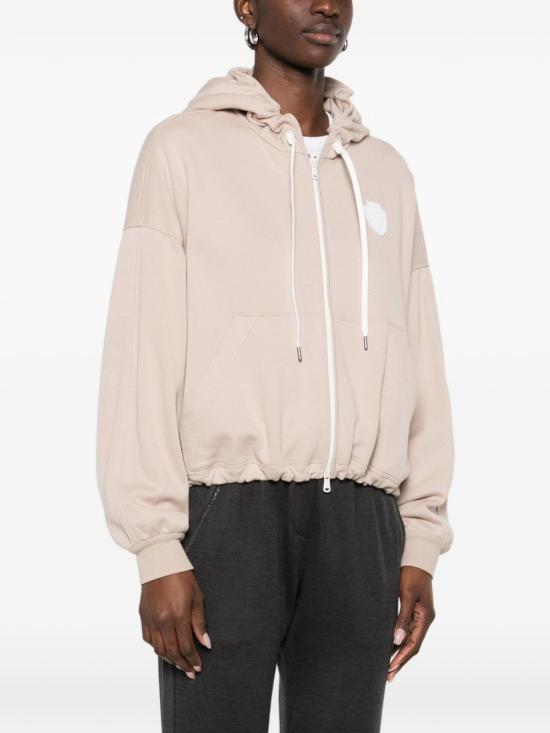 26SS 브루넬로 쿠치넬리 후드 티셔츠 MG927VT406C9272 BROWN - BRUNELLO CUCINELLI