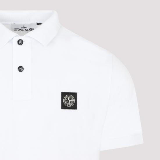 26SS 스톤 아일랜드 와펜패치 폴로 셔츠 L1S152200008S0017V1001 WHITE - STONE ISLAND
