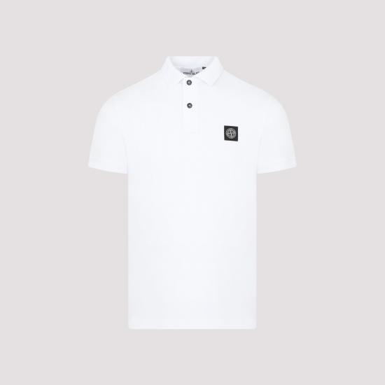 26SS 스톤 아일랜드 와펜패치 폴로 셔츠 L1S152200008S0017V1001 WHITE - STONE ISLAND