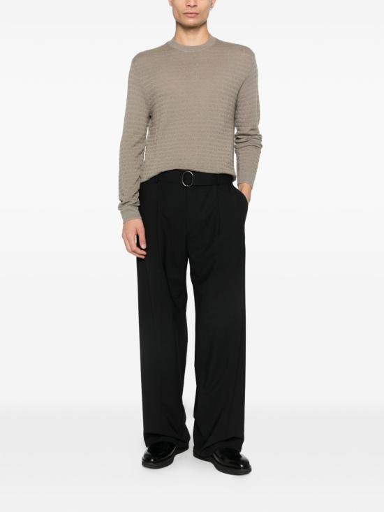 26SS 엠포리오 아르마니 스웨터 EM004378AF24416U8049 DOVE GREY - EMPORIO ARMANI