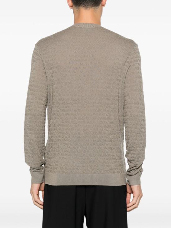 26SS 엠포리오 아르마니 스웨터 EM004378AF24416U8049 DOVE GREY - EMPORIO ARMANI