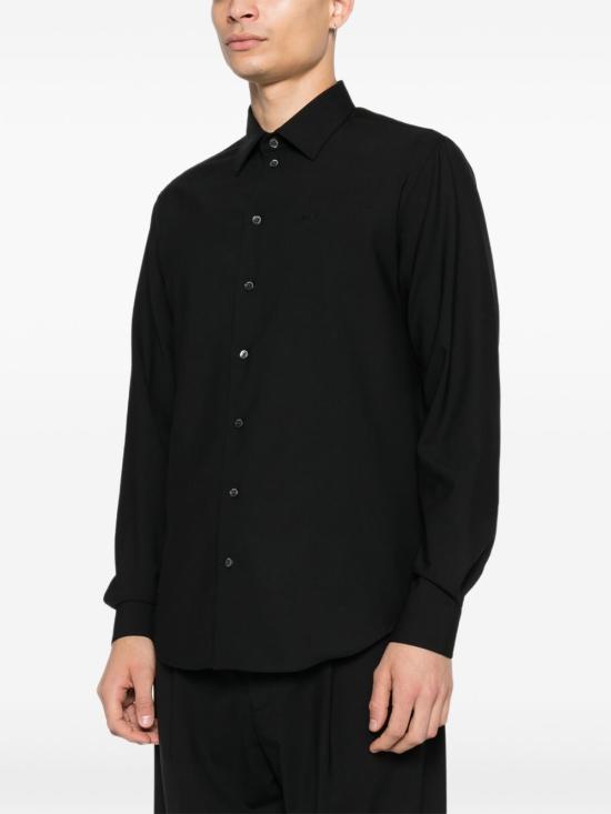 26SS 엠포리오 아르마니 긴팔 셔츠 EM000099TE19332UC001 BLACK - EMPORIO ARMANI
