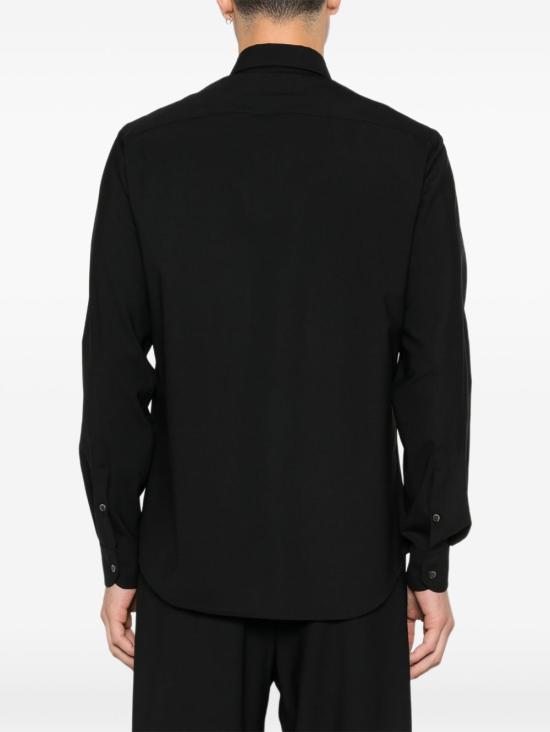 26SS 엠포리오 아르마니 긴팔 셔츠 EM000099TE19332UC001 BLACK - EMPORIO ARMANI
