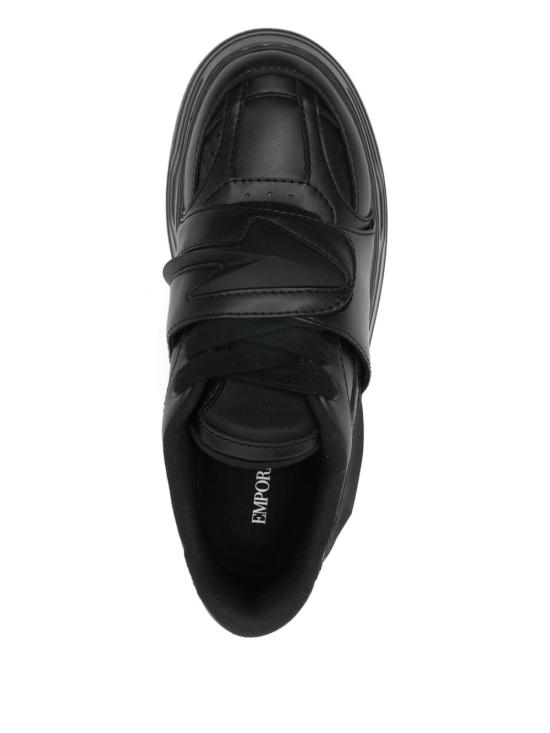 26SS 엠포리오 아르마니 스니커즈 EM005398AF17451UC001 BLACK - EMPORIO ARMANI