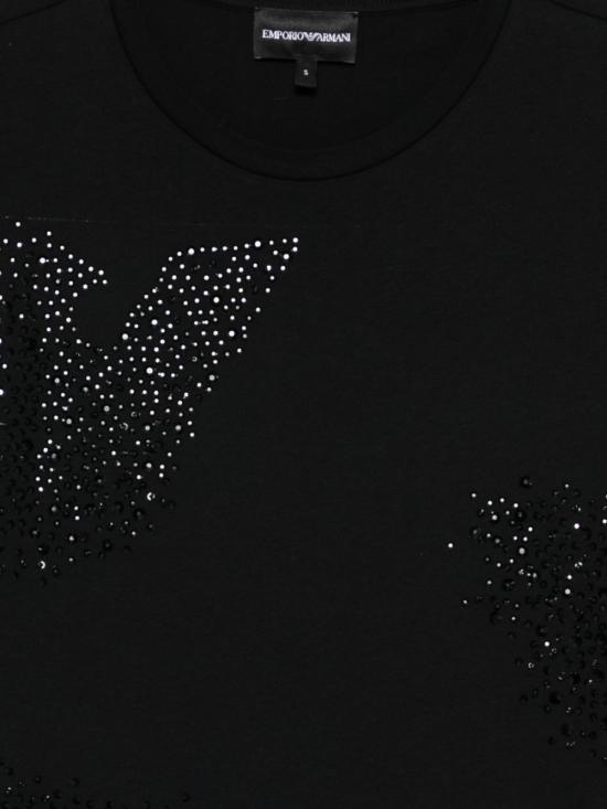 26SS 엠포리오 아르마니 반팔 티셔츠 EW003595AF12597UC001 BLACK - EMPORIO ARMANI
