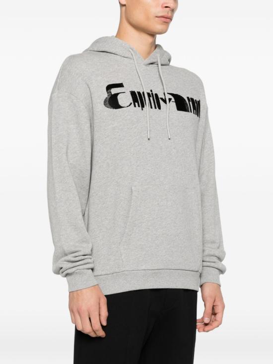 26SS 엠포리오 아르마니 후드 티셔츠 EM006208AF14793O8003 GREY - EMPORIO ARMANI