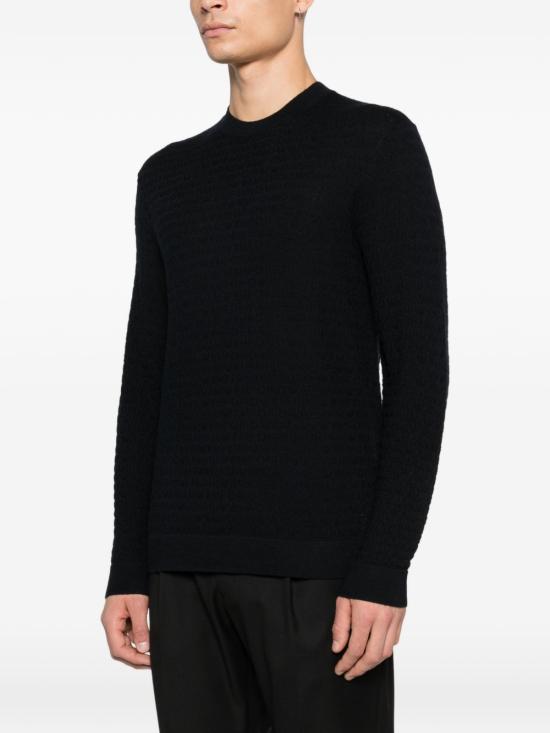 26SS 엠포리오 아르마니 스웨터 EM004378AF24416UB118 BLUE - EMPORIO ARMANI