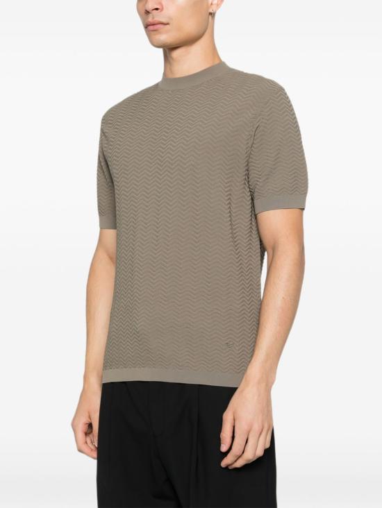 26SS 엠포리오 아르마니 스웨터 EM004671AF23759U6183 GREY - EMPORIO ARMANI