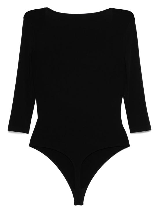 26SS 월포드 반팔 티셔츠 760707005 BLACK - WOLFORD