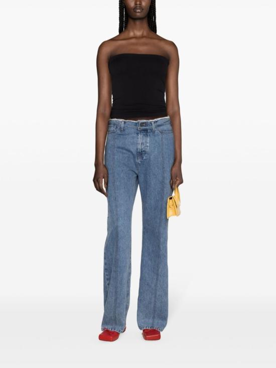 26SS 월포드 반팔 티셔츠 507997005 BLACK - WOLFORD