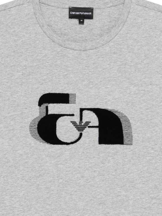 26SS 엠포리오 아르마니 반팔 티셔츠 EM004760AF14795F8004 GREY - EMPORIO ARMANI