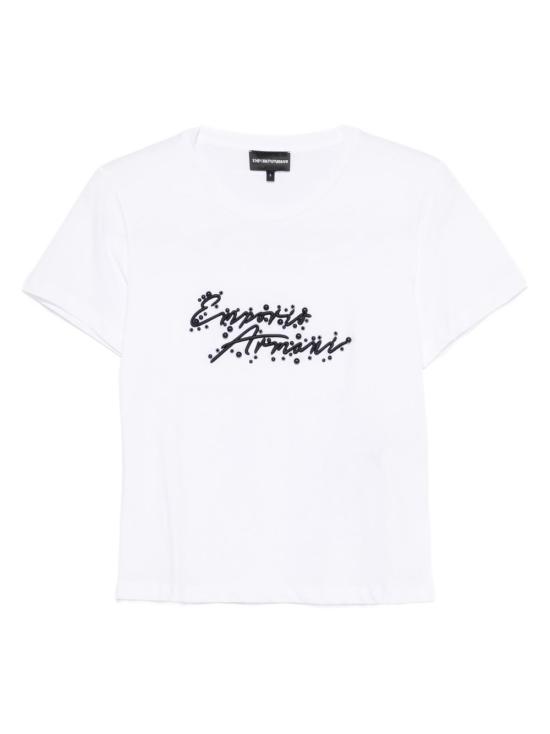 26SS 엠포리오 아르마니 반팔 티셔츠 EW003594AF12597U0002 WHITE