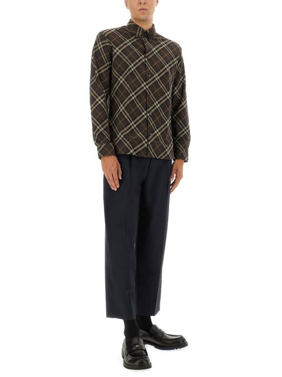 25FW 버버리 긴팔 셔츠 8115498 B2412 BROWN - BURBERRY