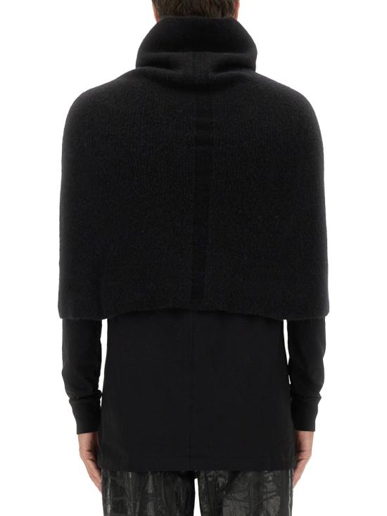 25FW 릭 오웬스 스웨터 RR02E1491 KWP09 BLACK - RICK OWENS