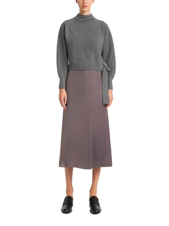 25FW 보스 미디 원피스 50547867 10273870022 GREY - BOSS