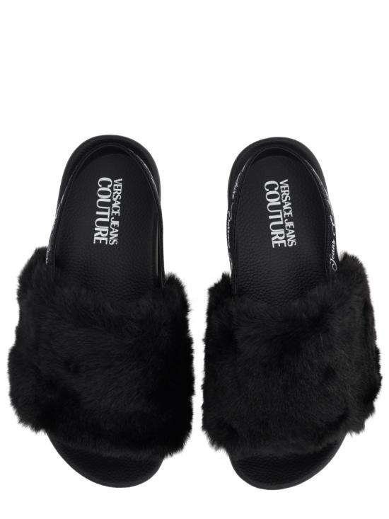 25FW 베르사체 샌들 79VA3SQ6 ZS359899 BLACK - VERSACE