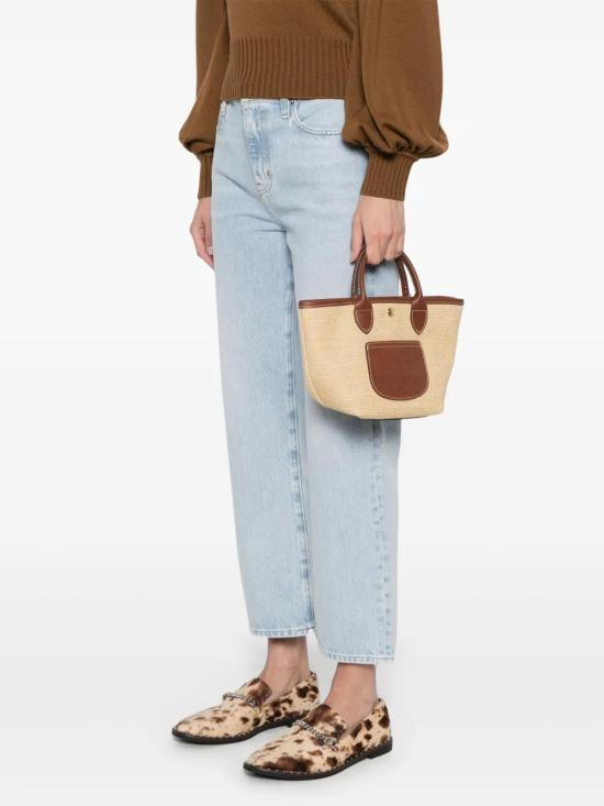 26SS 롱샴 르 플리아쥬 XS 바스켓백 10307 HGK035 BROWN - LONGCHAMP