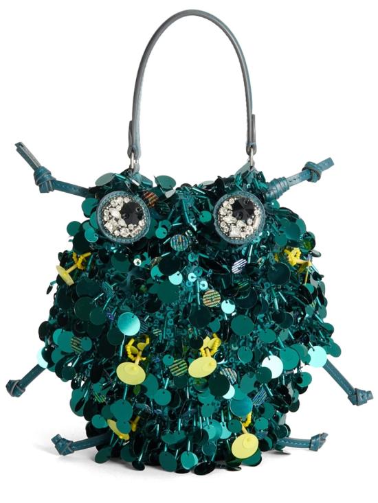 26SS 안야힌드마치 크로스백 204453 DARKTEAL GREEN