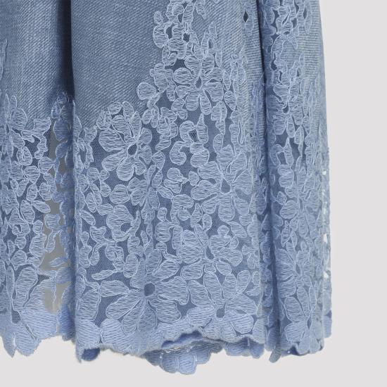 26SS 에르마노 설비노 롱 스커트 D482O355APEMY S4217 BLUE - ERMANNO SCERVINO