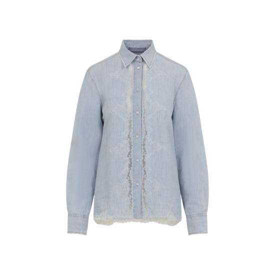 26SS 에르마노 설비노 셔츠 D482K405APTZD 44115 BLUE