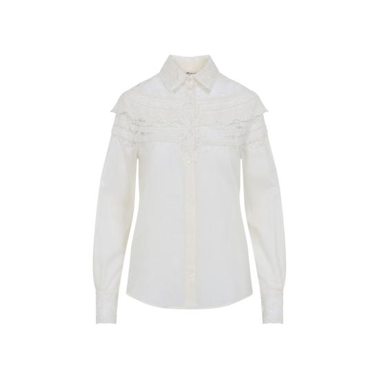 26SS 에르마노 설비노 셔츠 D482K328APJBN 10104 WHITE