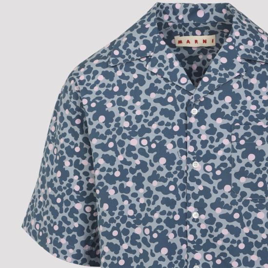 26SS 마르니 긴팔 셔츠 CUMU0213A5UTC576 VIB31 BLUE - MARNI