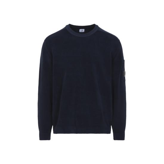26SS 씨피 컴퍼니 스웨터 20CMKN091A005687G 889 BLUE - C.P. COMPANY