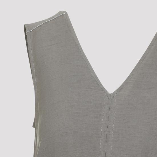 26SS 페세리코 미디 원피스 A0222405435 149 BROWN - PESERICO