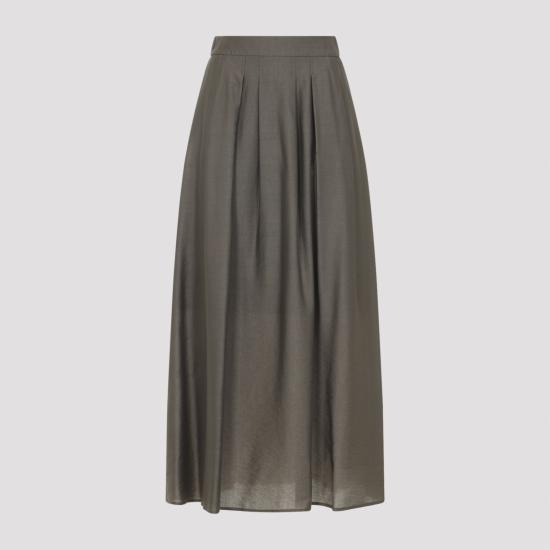 26SS 페세리코 롱 스커트 A0503601939 151 BROWN