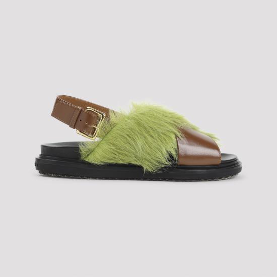 26SS 마르니 샌들 FBMS018101P7614 ZP084 BROWN - MARNI