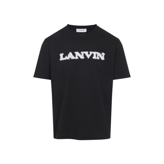 25FW 랑방 반팔 티셔츠 RMTS0012J303H25 10 BLACK - LANVIN