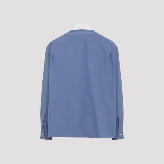 25FW 랑방 긴팔 셔츠 RMSI01056166H25 262 BLUE - LANVIN